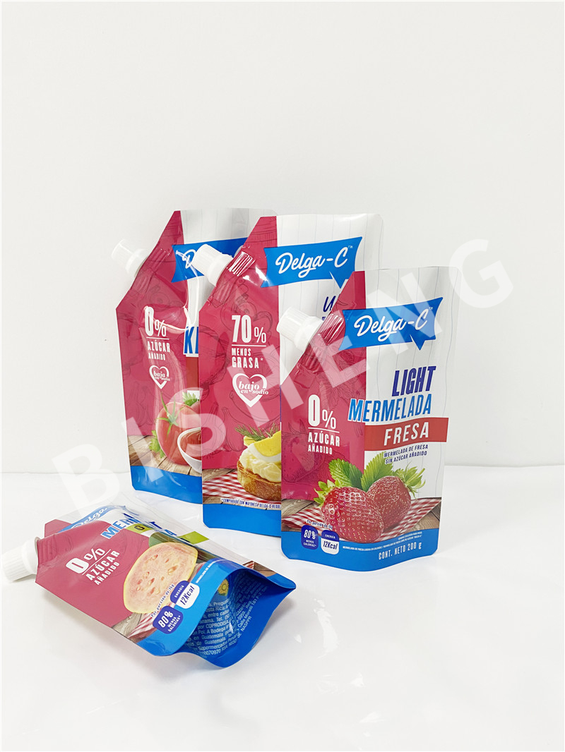 Boca de pie bolsa para polvo